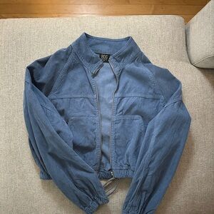 BDG Cropped Blue Jacket